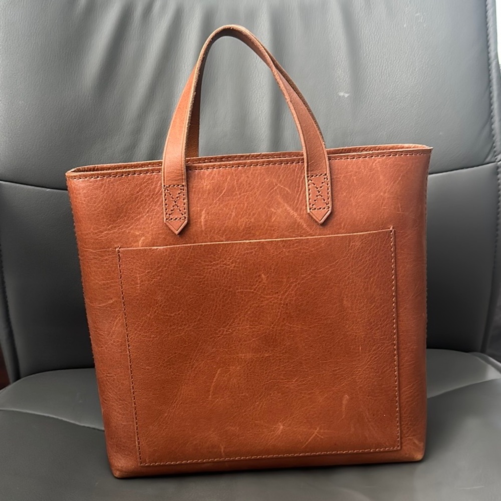 Madewell leather tote
